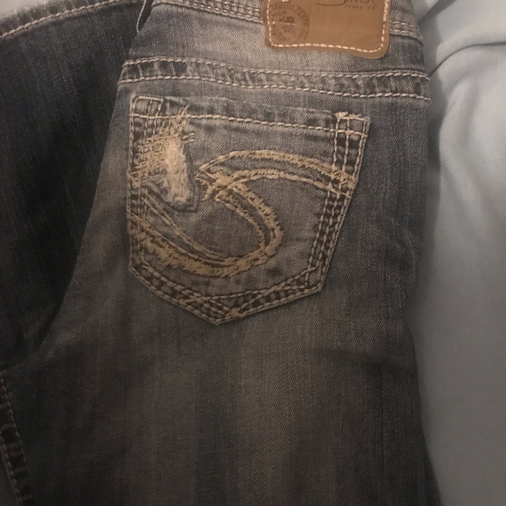 Silver jeans